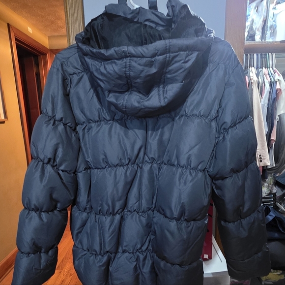 Pink Platinum Charcoal Puffer Jacket - Picture 3 of 3